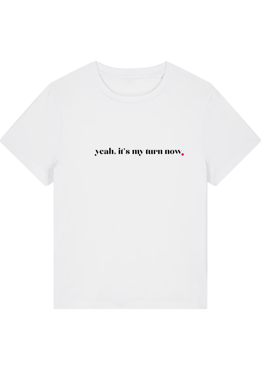 YEAH, IT'S MY TURN NOW.