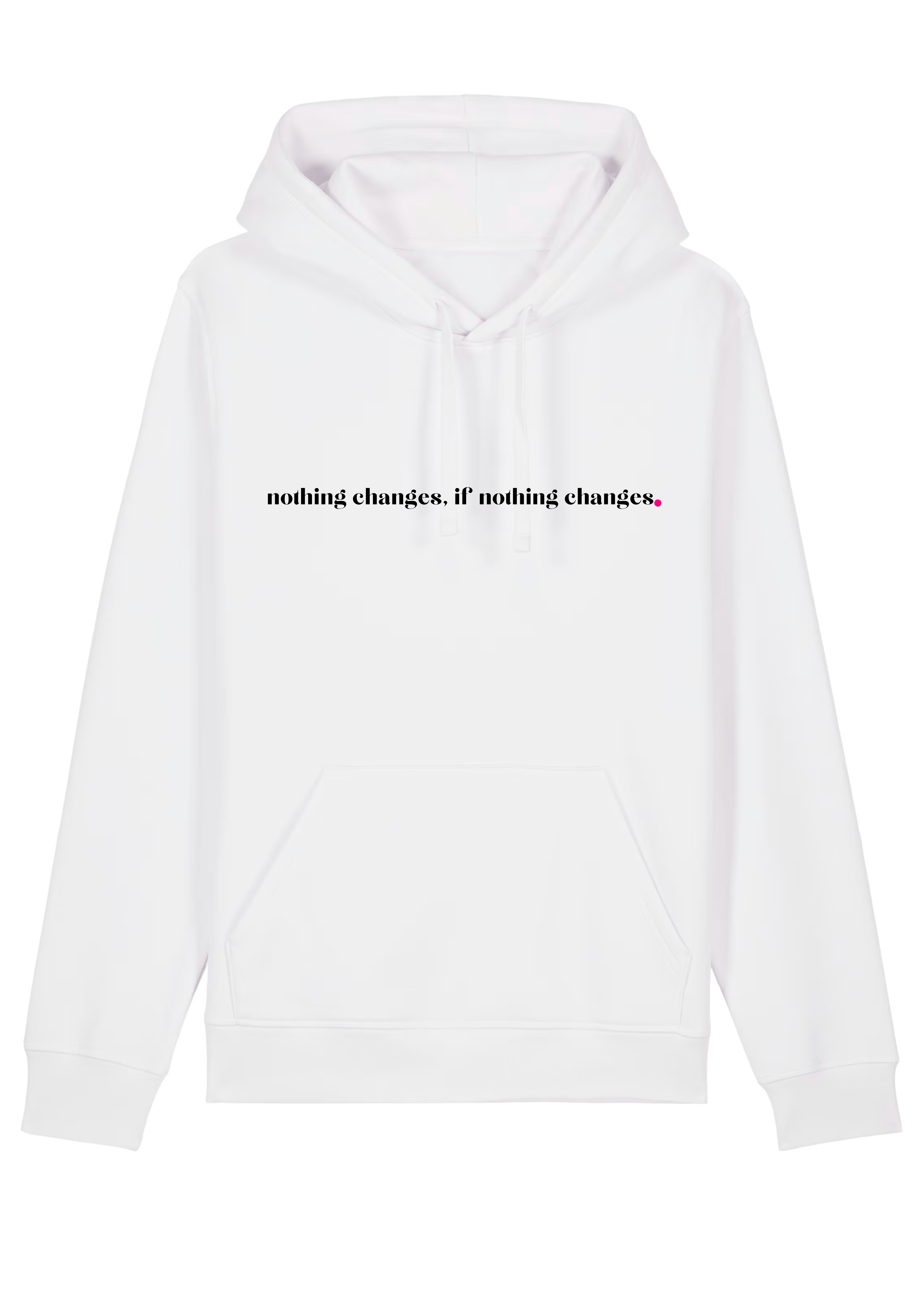 NOTHING CHANGES, IF NOTHING CHANGES.