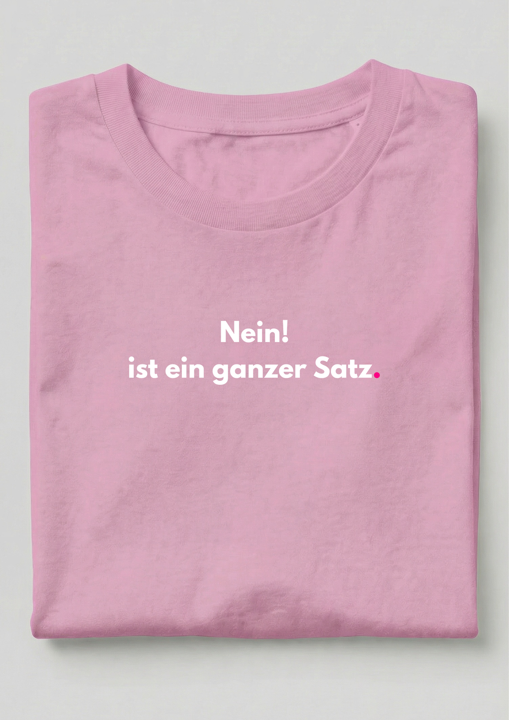 Nein ist ein ganzer Satz.